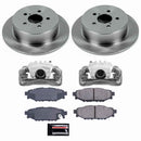 PowerStop OE Stock Replacement Low-Dust Ceramic Brake Pad, Rotor and Caliper Kit