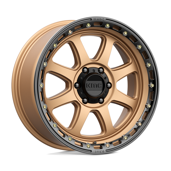 20X9 KMC KM548 CHASE Matte Bronze With Black Lip 6X139.7 ET18 wheel/rim