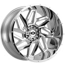 20x10 Vision 361 Spyder Chrome Wheel 5x127 ET-25 CB78.1