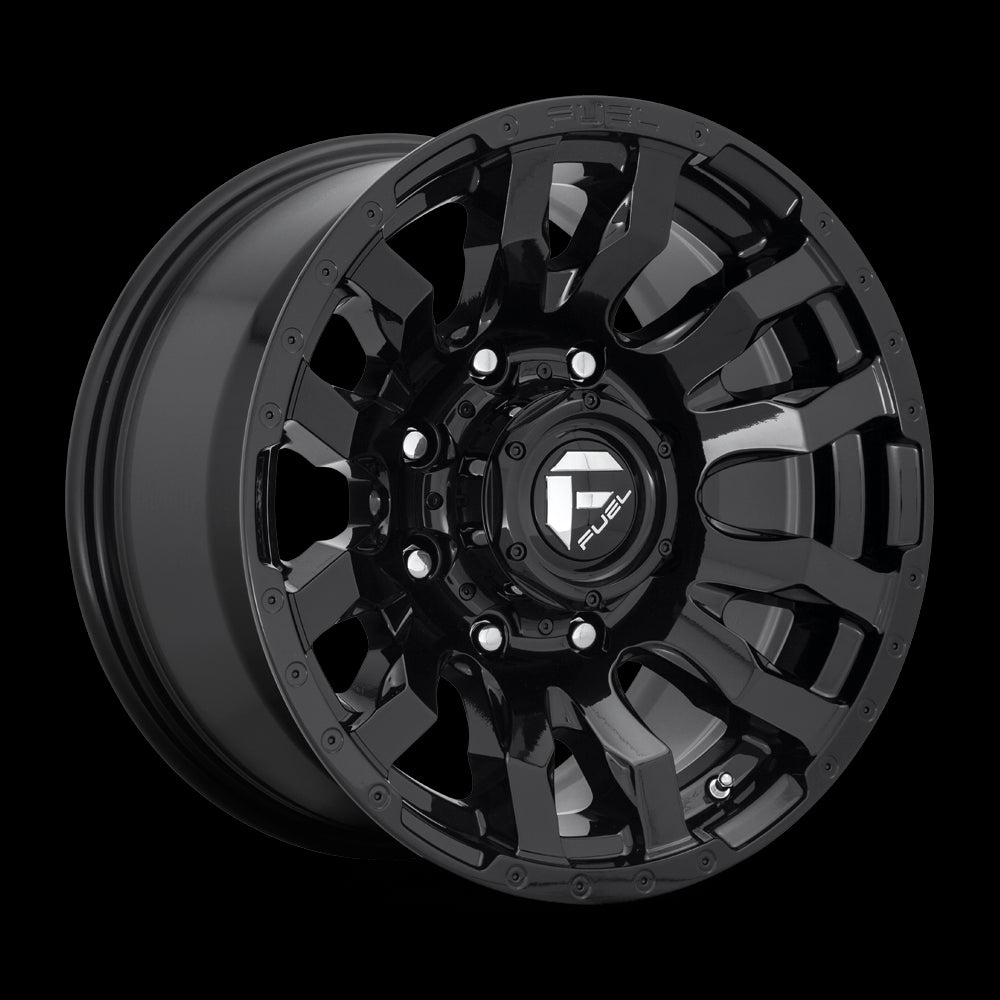 22X10 Fuel D675 Blitz Gloss Black 8X180 ET-18 wheel/rim - 0