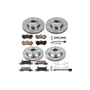 PowerStop OE Stock Replacement Low-Dust Ceramic Brake Pad and Rotor Kit