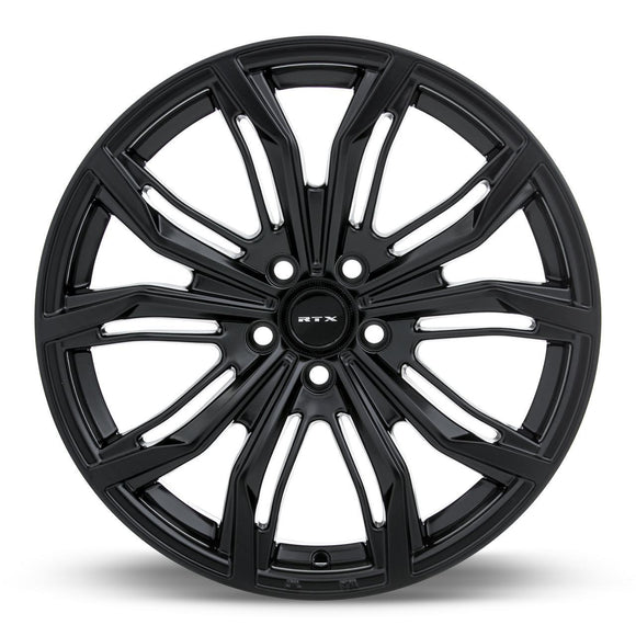 17x7.5 RTX Black Widow Satin Black 5x112 ET42 wheel/rim