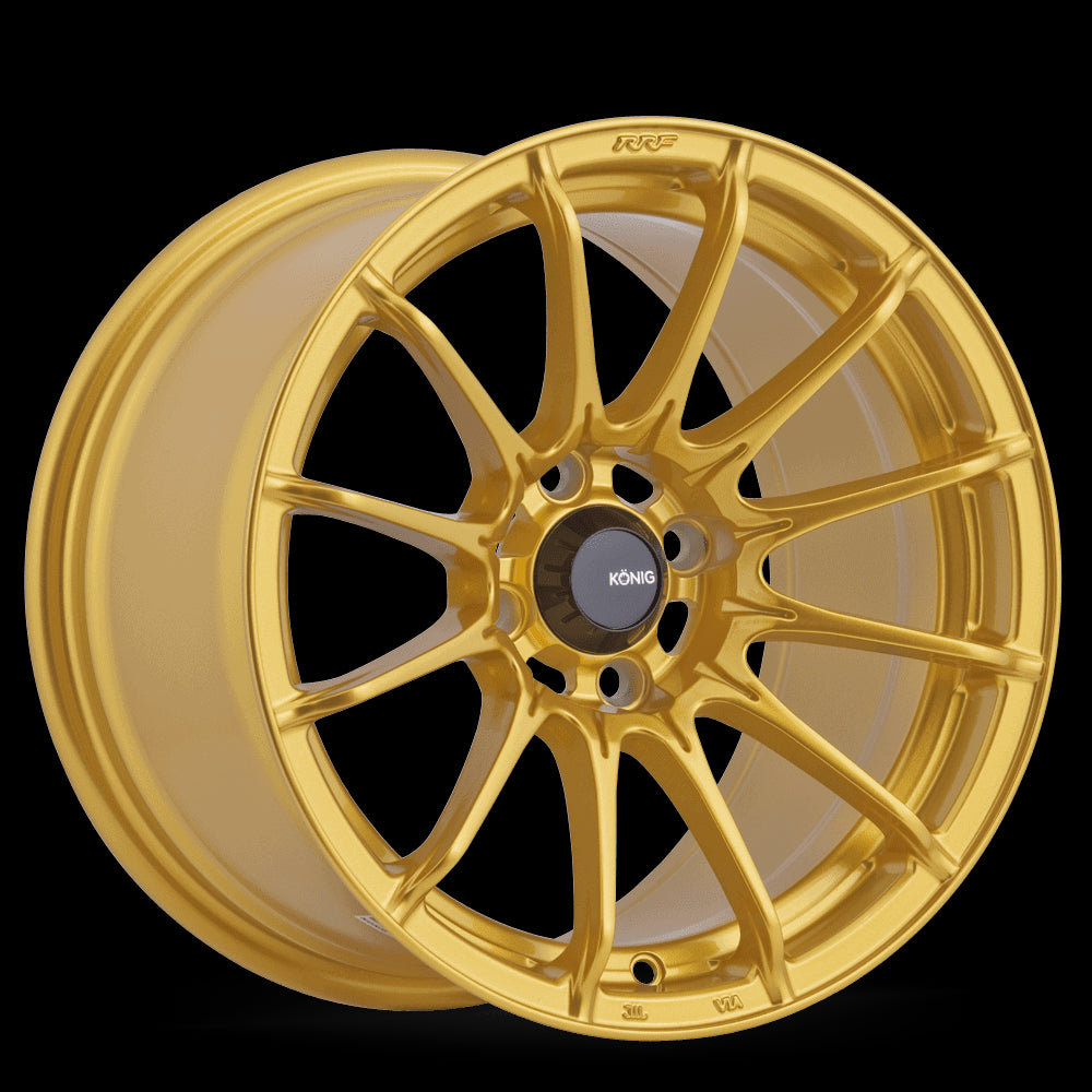 15x7 Konig Dial In Gloss Gold 4x100 ET35 Wheel Rim