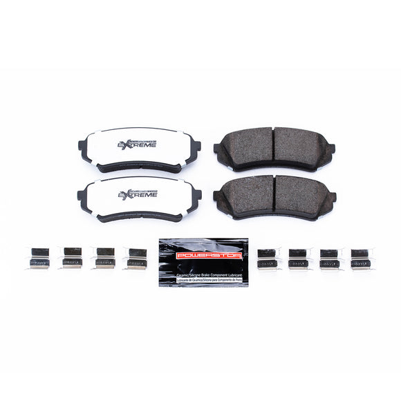 PowerStop Z36 Truck And Tow Carbon-Fiber Ceramic Brake Pads With Hardware