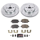 PowerStop Z23 Daily Driver Carbon-Fiber Ceramic Brake Pad and Drilled & Slotted