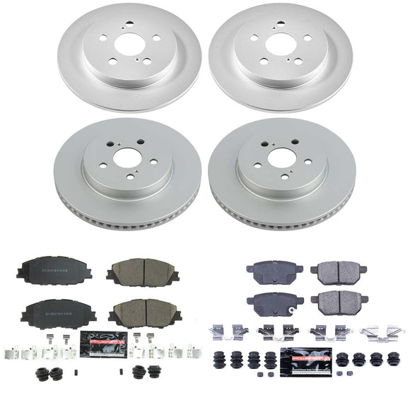 Z23 Daily Driver Premium Carbon-Fiber Ceramic Brake Pad and Fully Coated Rotor K