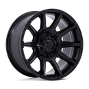 22x10 Fuel Off-Road FC880 Super C Matte Black 5x127 ET10 CB87.1 Wheel Rim
