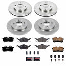 PowerStop OE Stock Replacement Low-Dust Ceramic Brake Pad and Rotor Kit