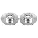 PowerStop Evolution Drilled And Slotted Rotors Pair Rear For BMW X3