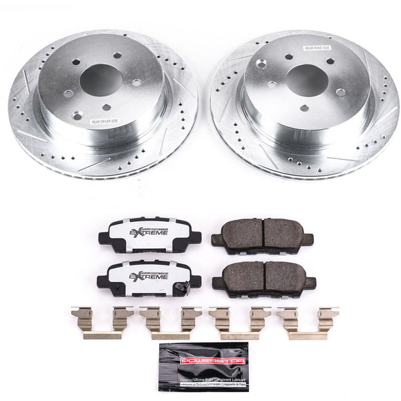 PowerStop Z26 Street Performance Ceramic Brake Pad and Drilled & Slotted Rotor K