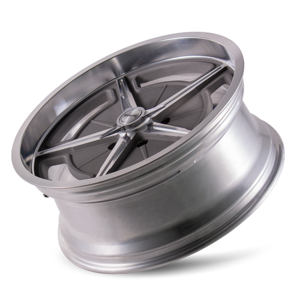 18X9.5 Ridler 605 Machined Wheel/Rim 5x114.3 ET0 605-8965GM