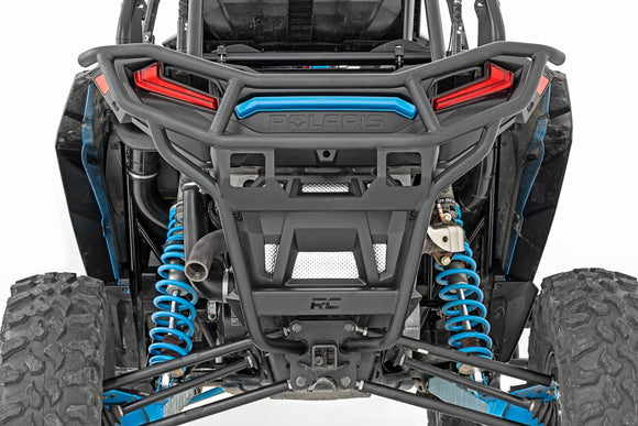 Rough Country Tubular Bumper with Rear Receiver Hitch For Polaris RZR XP1000
