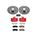 PowerStop Z23 Daily Driver Carbon-Fiber Ceramic Pads Drilled & Slotted Rotor & C