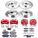PowerStop Z23 Daily Driver Carbon-Fiber Ceramic Pads Drilled & Slotted Rotor & C