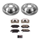 PowerStop OE Stock Replacement Low-Dust Ceramic Brake Pad, Rotor and Caliper Kit