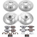 PowerStop Z26 Street Performance Ceramic Brake Pad and Drilled & Slotted Rotor K