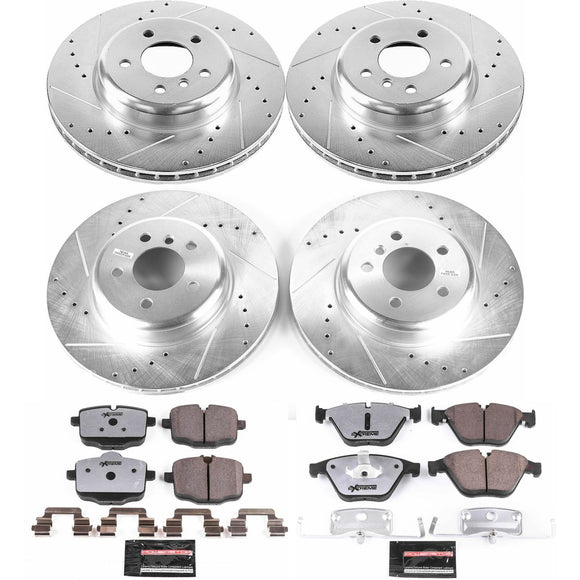 PowerStop Z26 Street Performance Ceramic Brake Pad and Drilled & Slotted Rotor K