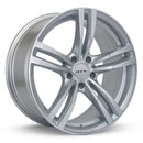 18x8 RTX Graz Silver 5x120 ET35 wheel/rim