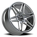 22x9.5 Vision 476 Wedge Gun Metal Machined Face Wheel 6x139.7 ET30 CB78.1