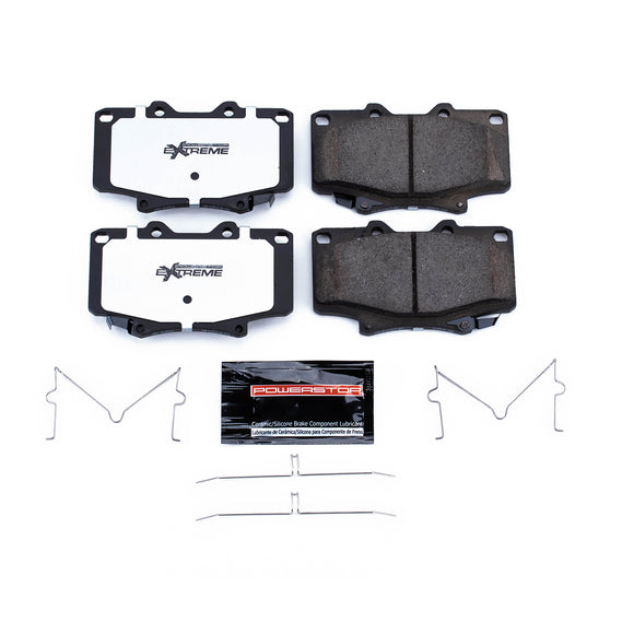PowerStop Z36 Truck And Tow Carbon-Fiber Ceramic Brake Pads With Hardware