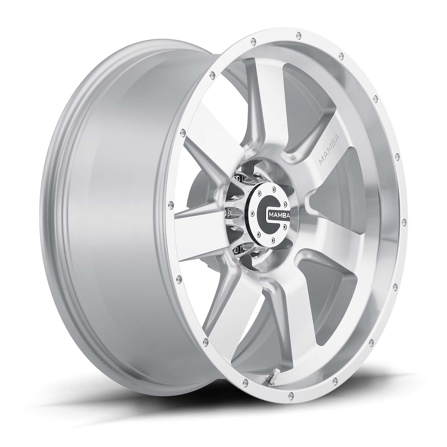 18x9 Mamba M14 Wheel/Rim 6x139.7 18x9 6-139.7 18-9 Silver ET12