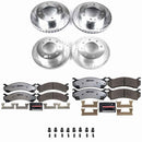 PowerStop Z36 Carbon-Fiber Ceramic Brake Pad with Drilled and Slotted Rotor Kit