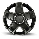 16x8 Mamba M13 Matte Black 5x114.3 5x4.5 ET13 Wheel Rim