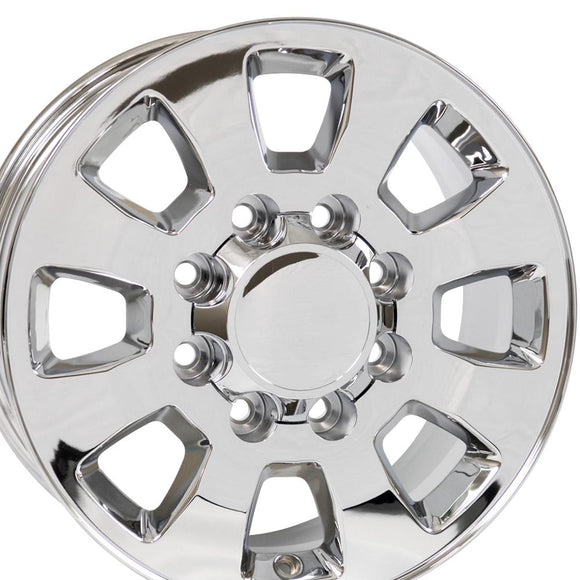 18" Replica Wheel CV75A Fits GMC Sierra Rim 18x8 Chrome Wheel