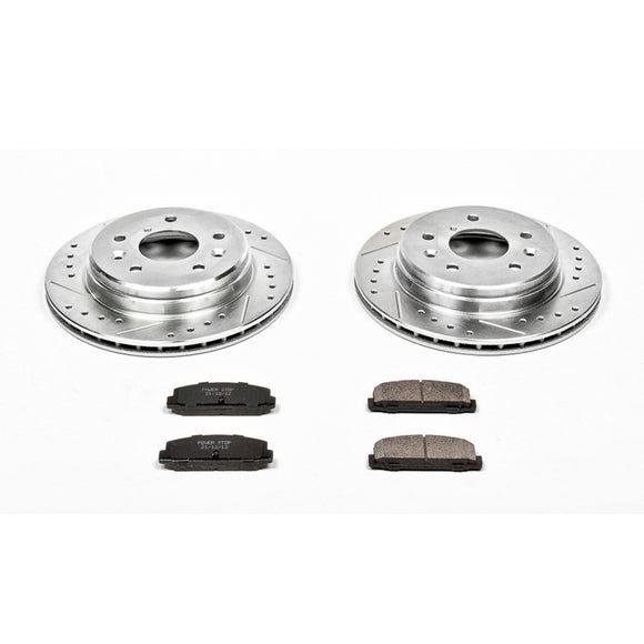 PowerStop Z23 Daily Driver Carbon-Fiber Ceramic Brake Pad and Drilled & Slotted