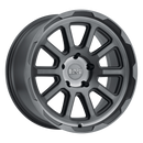 20X9.5 Black Rhino Chase Gunmetal Wheel/Rim 5x127 ET-18 5-127