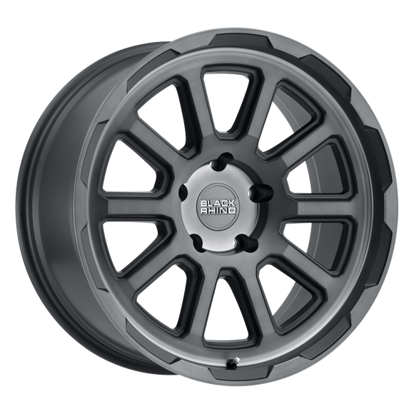 20X9.5 Black Rhino Chase Gunmetal Wheel/Rim 5x127 ET-18 5-127