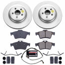 PowerStop Genuine Geomet Coated Rotor and Carbon-Fiber Ceramic Brake Pad Kit