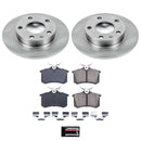 PowerStop OE Stock Replacement Low-Dust Ceramic Brake Pad and Rotor Kit