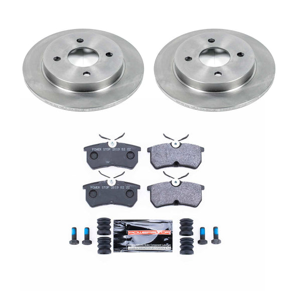 PowerStop Track Day Spec High-Performance Brake Pad and Rotor Kit