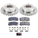 PowerStop OE Stock Replacement Low-Dust Ceramic Brake Pad and Rotor Kit