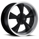 18x8 Ridler Style 695 Black Wheel/Rim 5x120.7 5-120.7 5x4.75 18-8 ET0