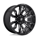 20x8.25 Fuel Off-Road D673 Blitz Gloss Black Milled 8x200 ET-202 CB142 Wheel Rim