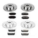 PowerStop Z23 Daily Driver Carbon-Fiber Ceramic Brake Pad and Drilled & Slotted