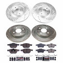 PowerStop Z23 Daily Driver Carbon-Fiber Ceramic Brake Pad and Drilled & Slotted