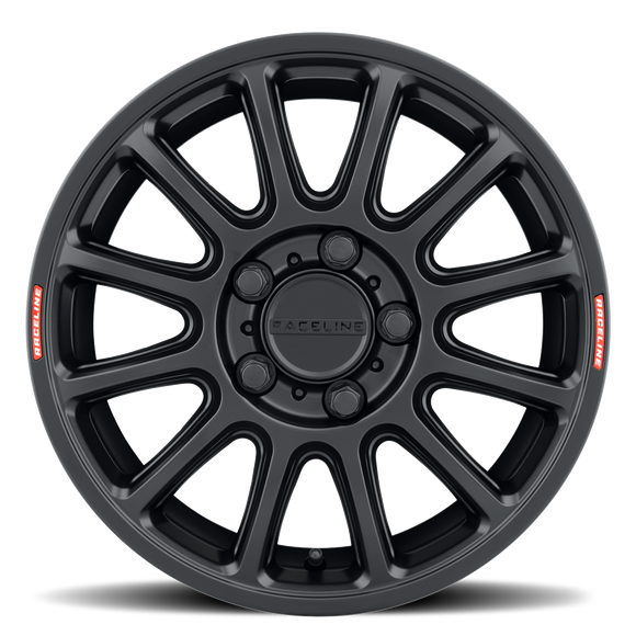 15x7 Raceline A14VB Alpha V Satin Black 5x114.3 ET56 CB68 Wheel