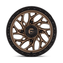 15X7 Fuel UTV D777 Runner UTV Bronze With Black Ring 4X156 ET10 wheel/rim