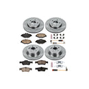PowerStop OE Stock Replacement Low-Dust Ceramic Brake Pad and Rotor Kit