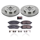 PowerStop OE Stock Replacement Low-Dust Ceramic Brake Pad and Rotor Kit
