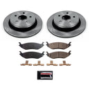 PowerStop OE Stock Replacement Low-Dust Ceramic Brake Pad and Rotor Kit