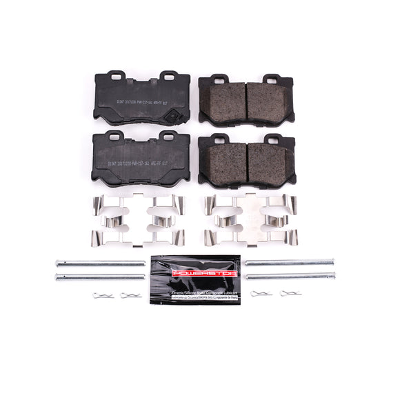PowerStop Z23 Evolution Sport Carbon-Fiber Brake Pads With Hardware