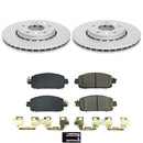 Genuine Geomet Coated Rotor and Low-Dust Ceramic Brake Pad Kit