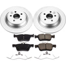 PowerStop Genuine Geomet Coated Rotor and Low-Dust Ceramic Brake Pad Kit