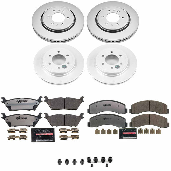 Z36 Truck & Tow Premium Carbon-Fiber Ceramic Brake Pad and Fully Coated Rotor Ki
