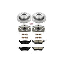 PowerStop OE Stock Replacement Low-Dust Ceramic Brake Pad, Rotor and Caliper Kit