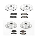 PowerStop Z23 Daily Driver Carbon-Fiber Ceramic Brake Pad and Drilled & Slotted